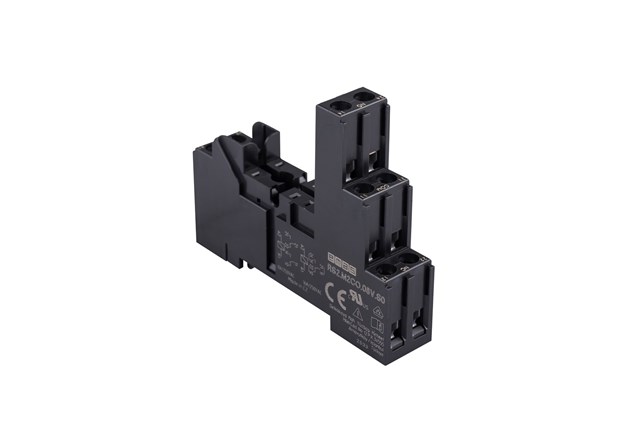 RS2 Serisi 4-5-6-8 Pin 8A-12A-16A Ray Tipi PCB Güç Rölesi Soketi